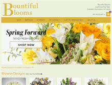 Tablet Screenshot of bountifulbloomstf.net